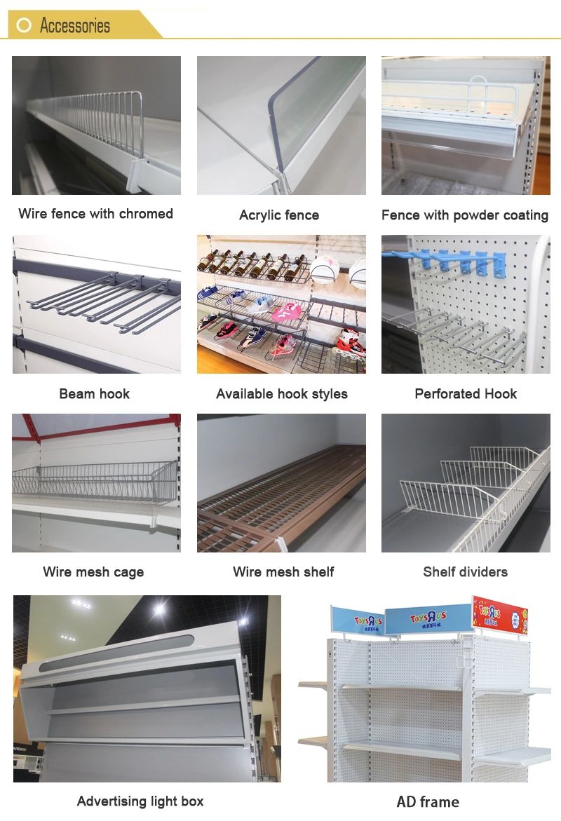 Heavy Duty Shop Display Stand Supermarket Shelf