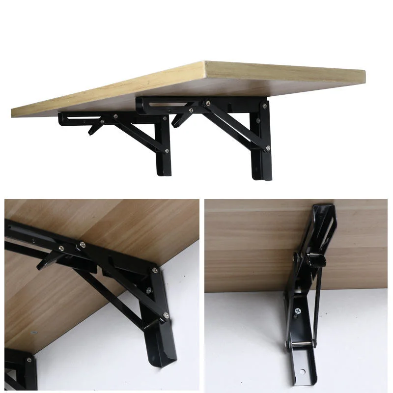 Hot Sales Different Type L Brackets for Shelves Folding Table Hinge Folding Shelf Bracket