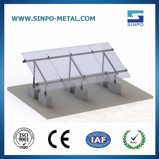 Manufacturer Customize Home Solar Power Mounting Support PV Bracket for Ground Solar Energy System Panel Products
